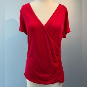 EUC Talbots Faux Wrap tshirt